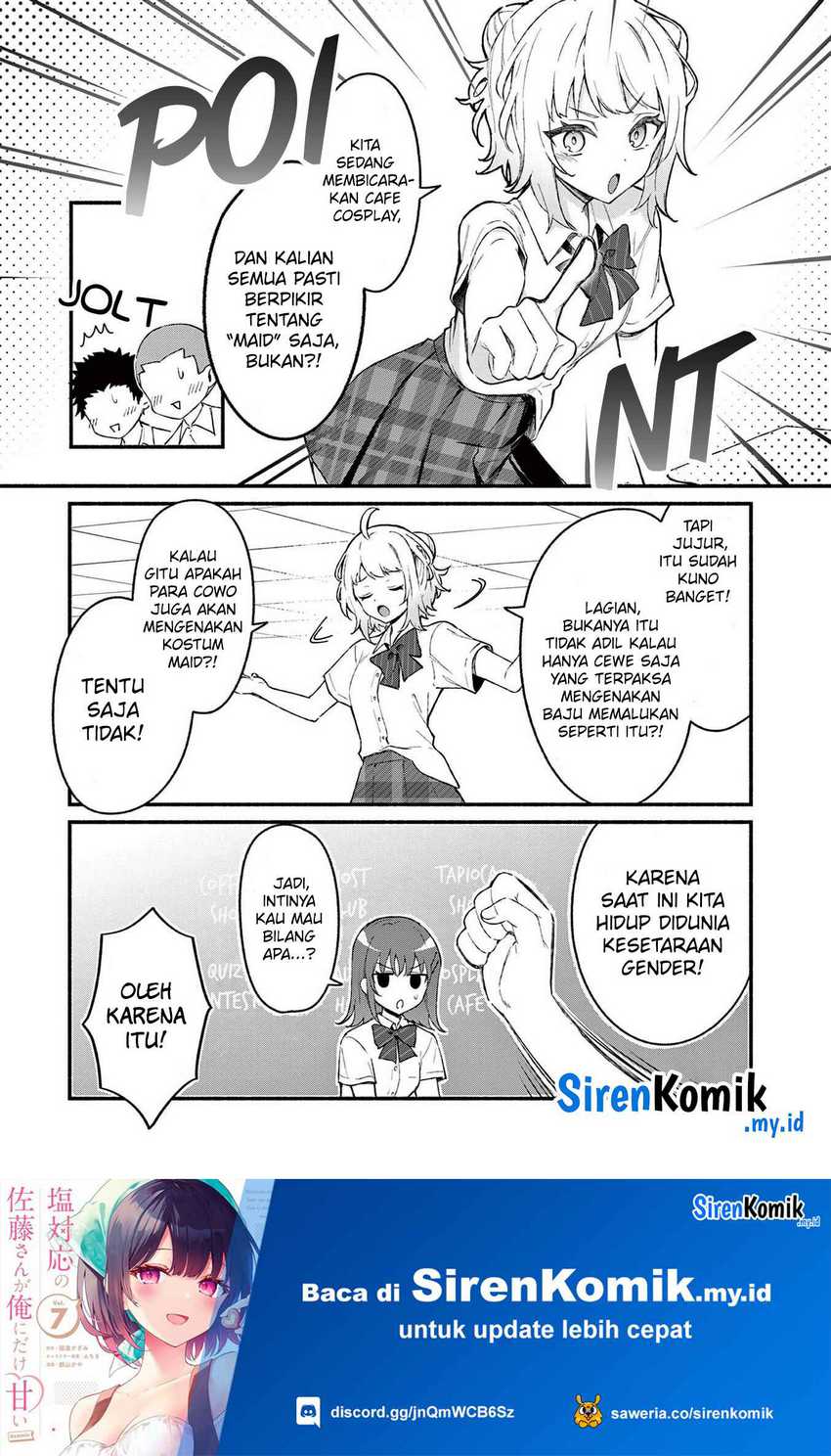Shiotaiou no Sato-san ga Ore ni dake Amai Chapter 49 Gambar 10
