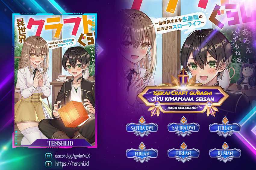 Baca Komik Isekai Craft Gurashi Jiyu Kimamana Seisan Shoku No Honobono Slow Life Chapter 23 Gambar 1