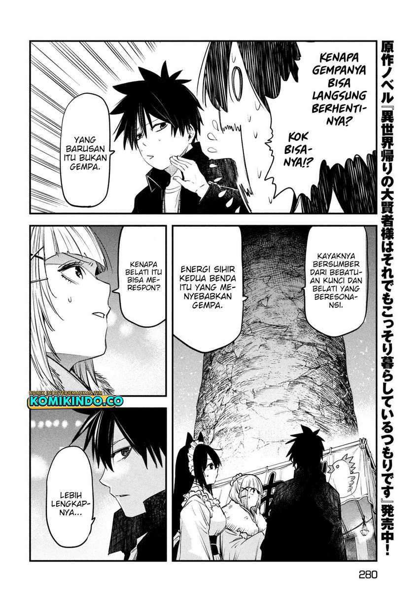 Isekai Kaeri no Daikenja-sama wa Sore Demo Kossori Kurashite Iru Tsumori desu Chapter 30 Gambar 23