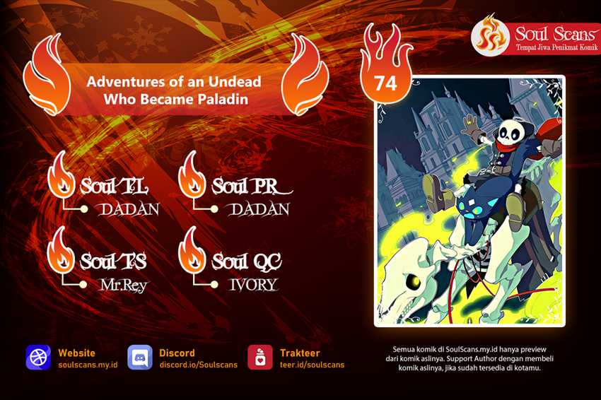 Baca Komik Adventures of an Undead Who Became Paladin Chapter 74 Gambar 1