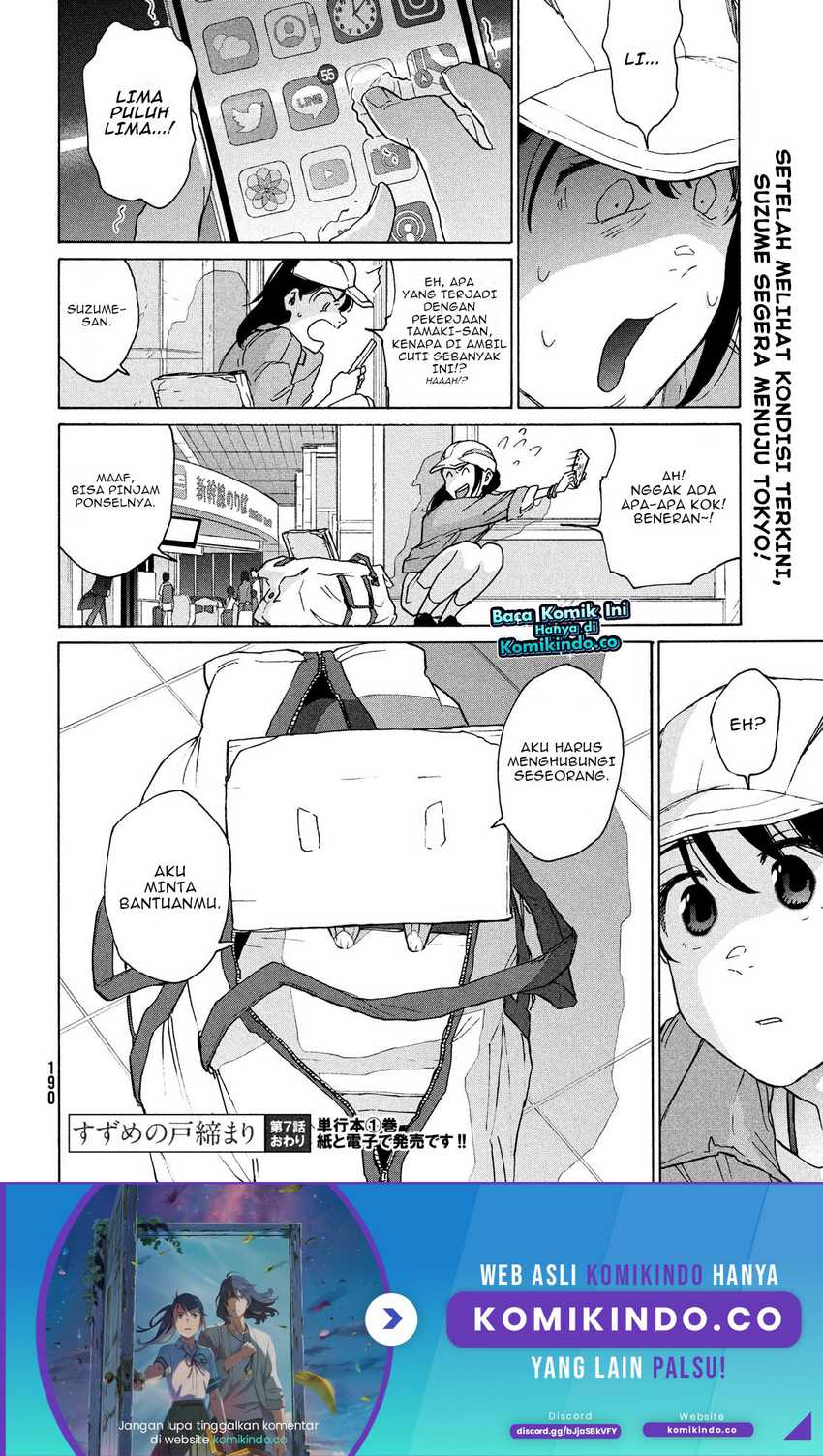 Suzume no Tojimari Chapter 07 Gambar 37