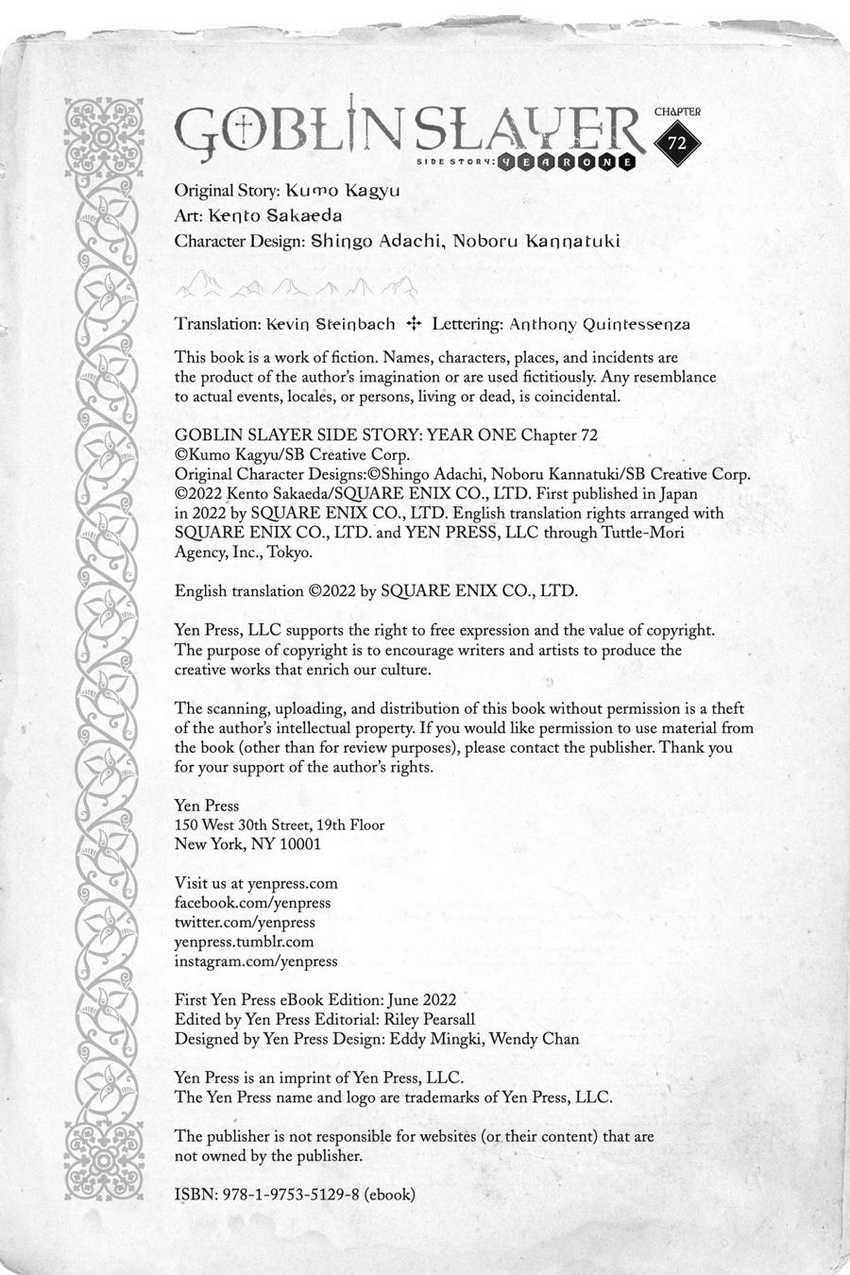 Goblin Slayer Gaiden: Year One Chapter 72 Gambar 23