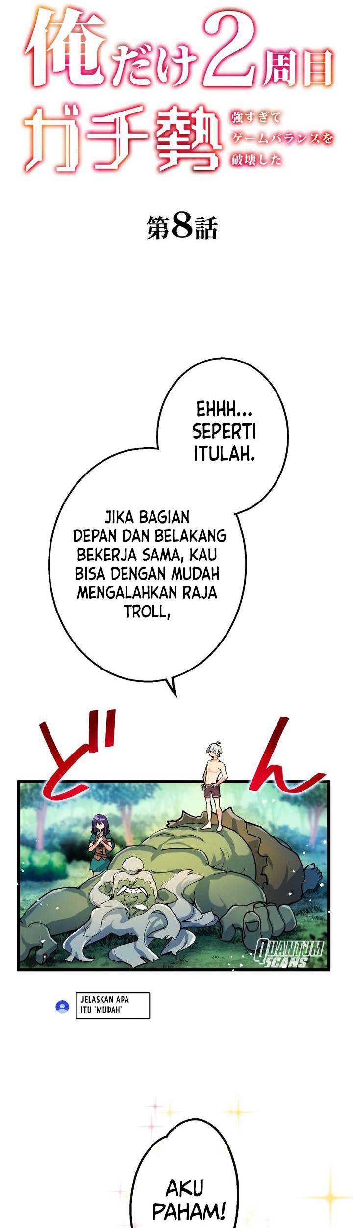 The Only New Game+ Hardcore Gamer ~I’m so Overpowered, I Shattered the Game’s Balance~ Chapter 08 Gambar 9