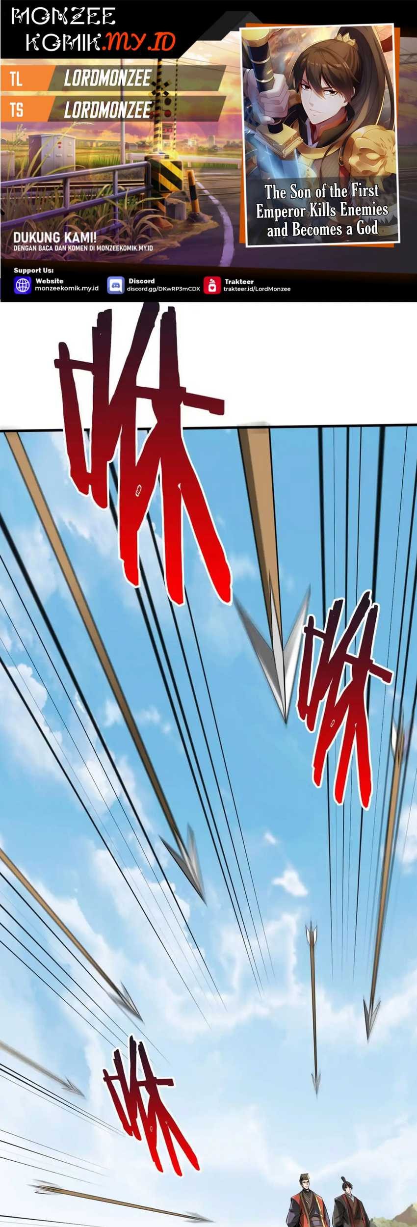 Baca Komik The Son Of The First Emperor Kills Enemies And Becomes A God Chapter 104 Gambar 1