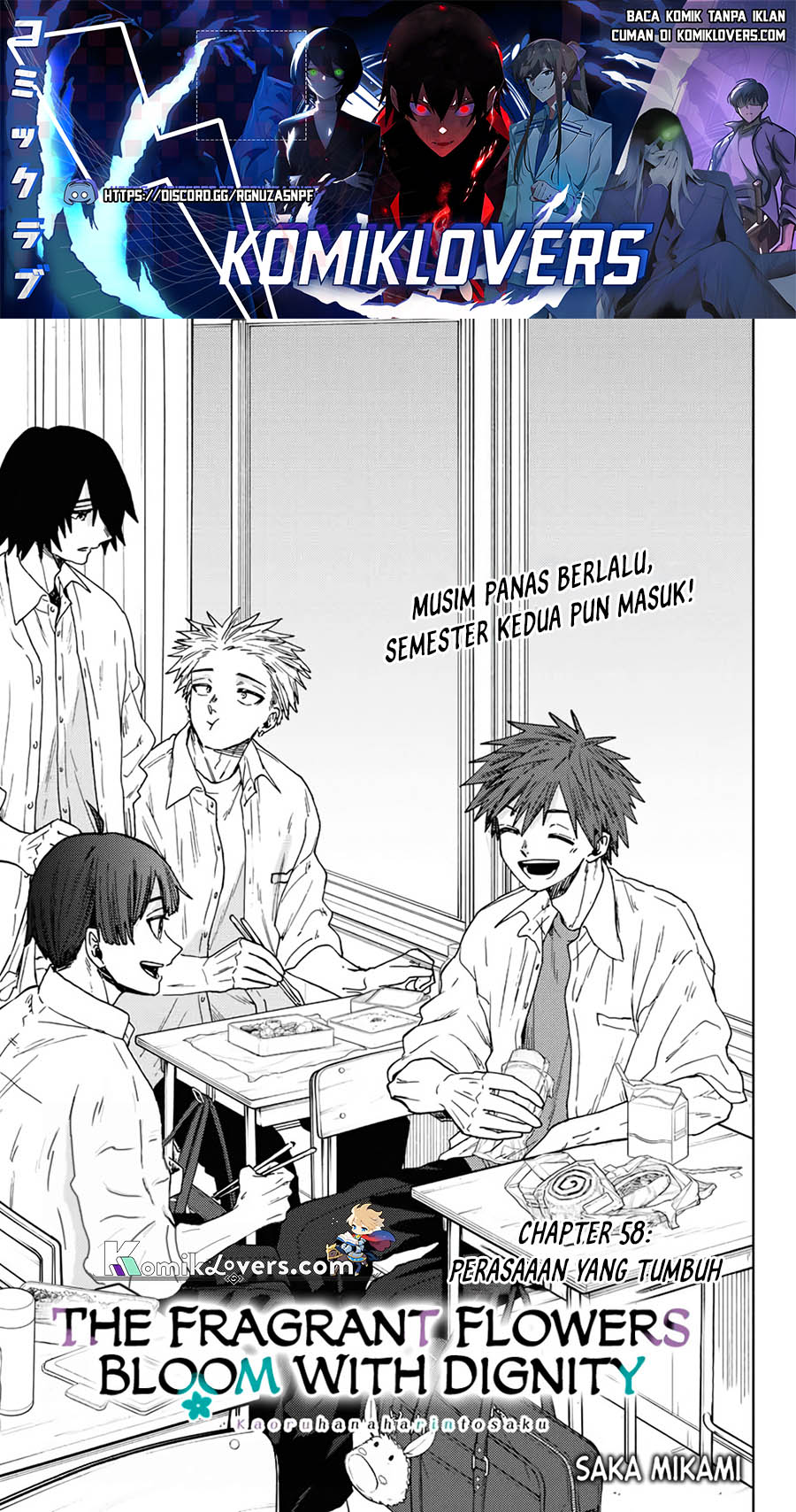 Baca  Kaoru Hana wa Rin to Saku Chapter 58 Gambar 2