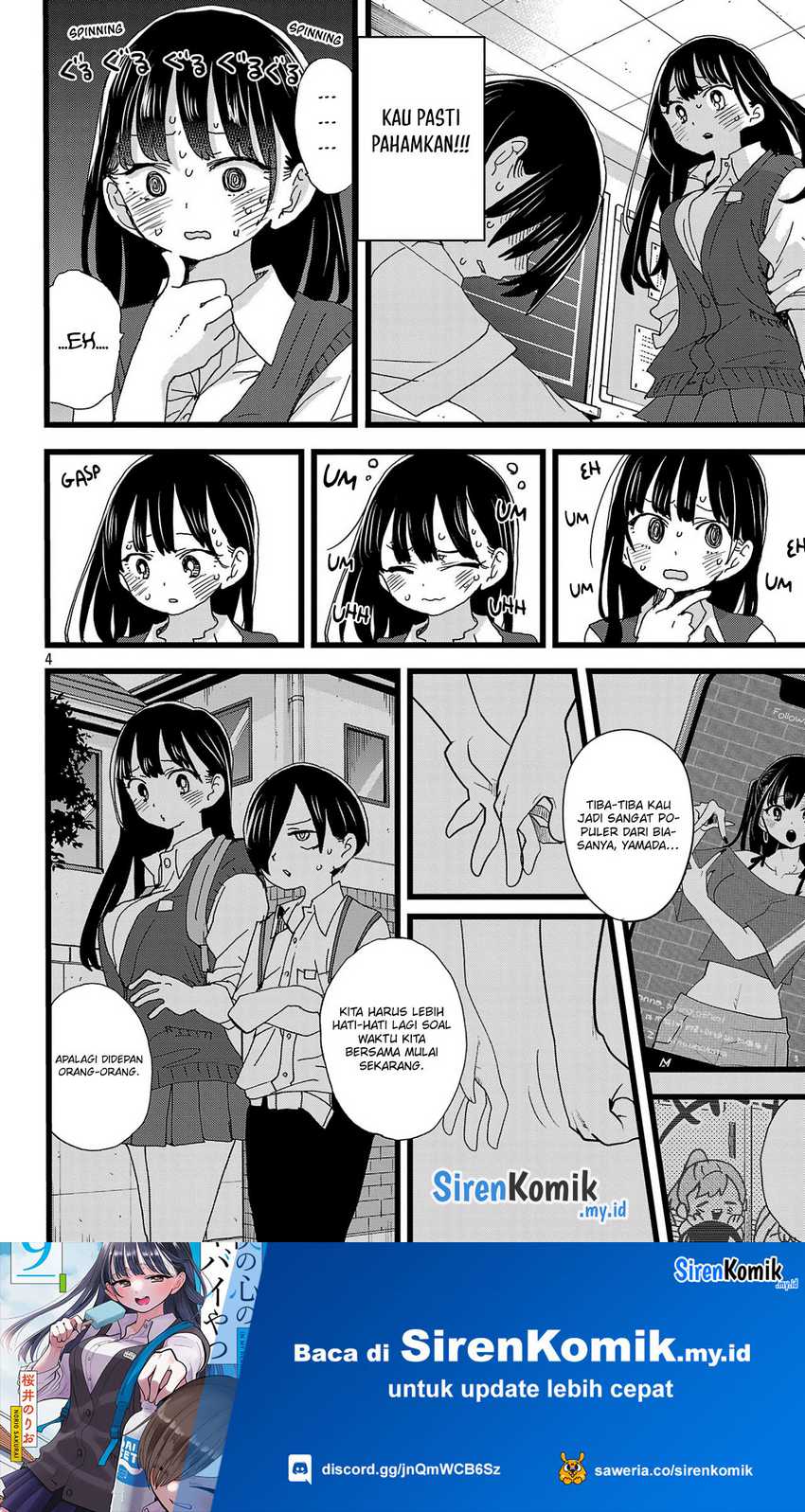 Boku no Kokoro no Yabai yatsu Chapter 144 Gambar 6