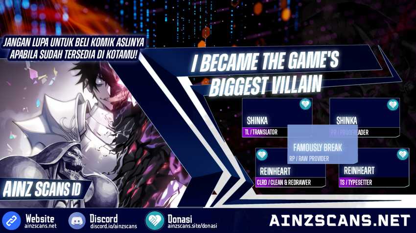 Baca Komik I Became The Game’s Biggest Villain Chapter 24 Gambar 1