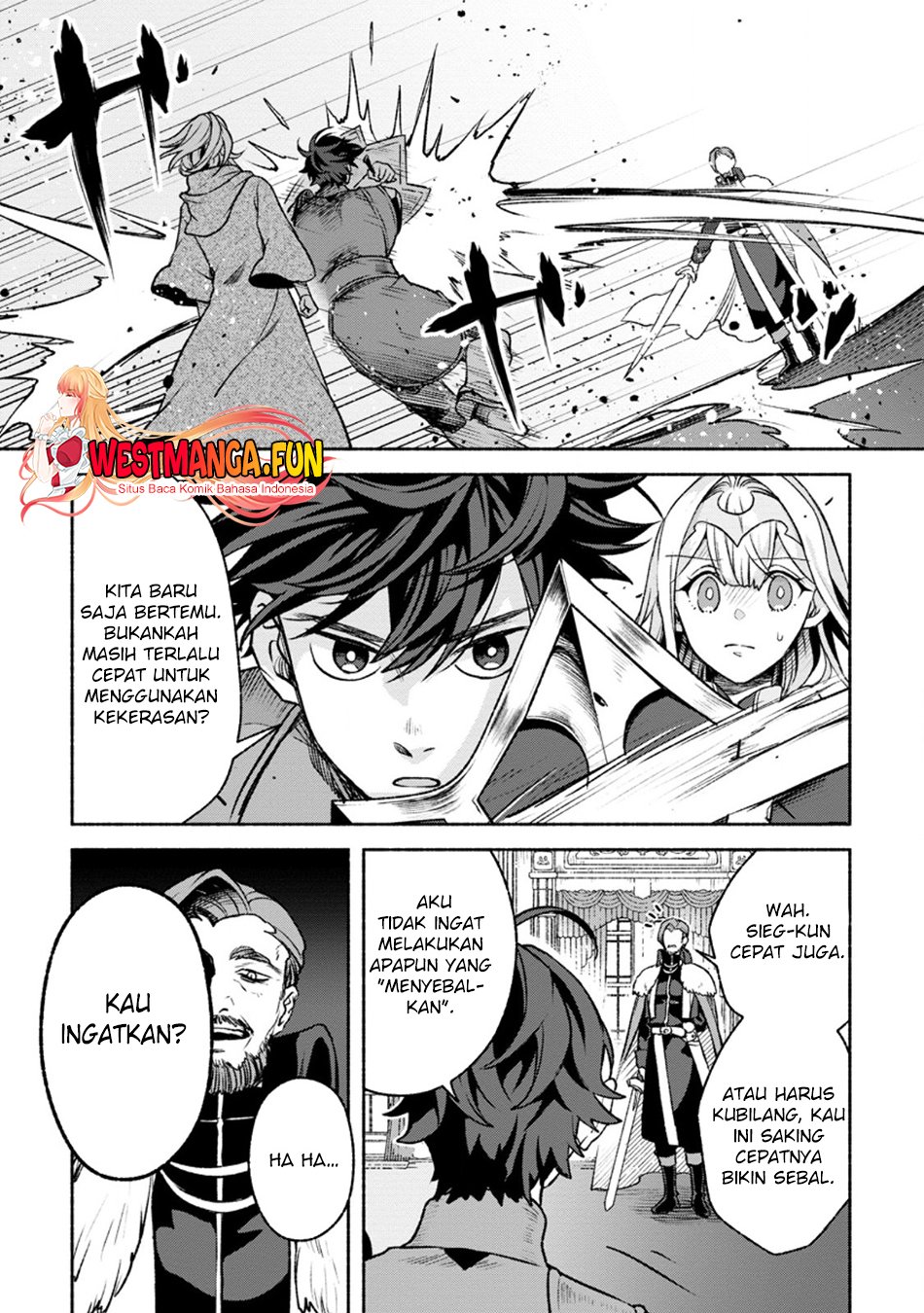 Sono Monban, Saikyou Nitsuki: Tsuihou Sareta Bougyo Ryoku 9999 no Senshi, Outo no Monban Toshite Musou Suru Chapter 29 Gambar 20