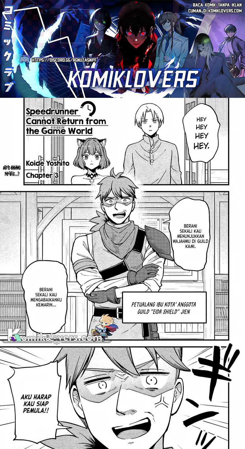 Baca  RTA Sousha wa Game Sekai kara Kaerenai Chapter 03 Gambar 2