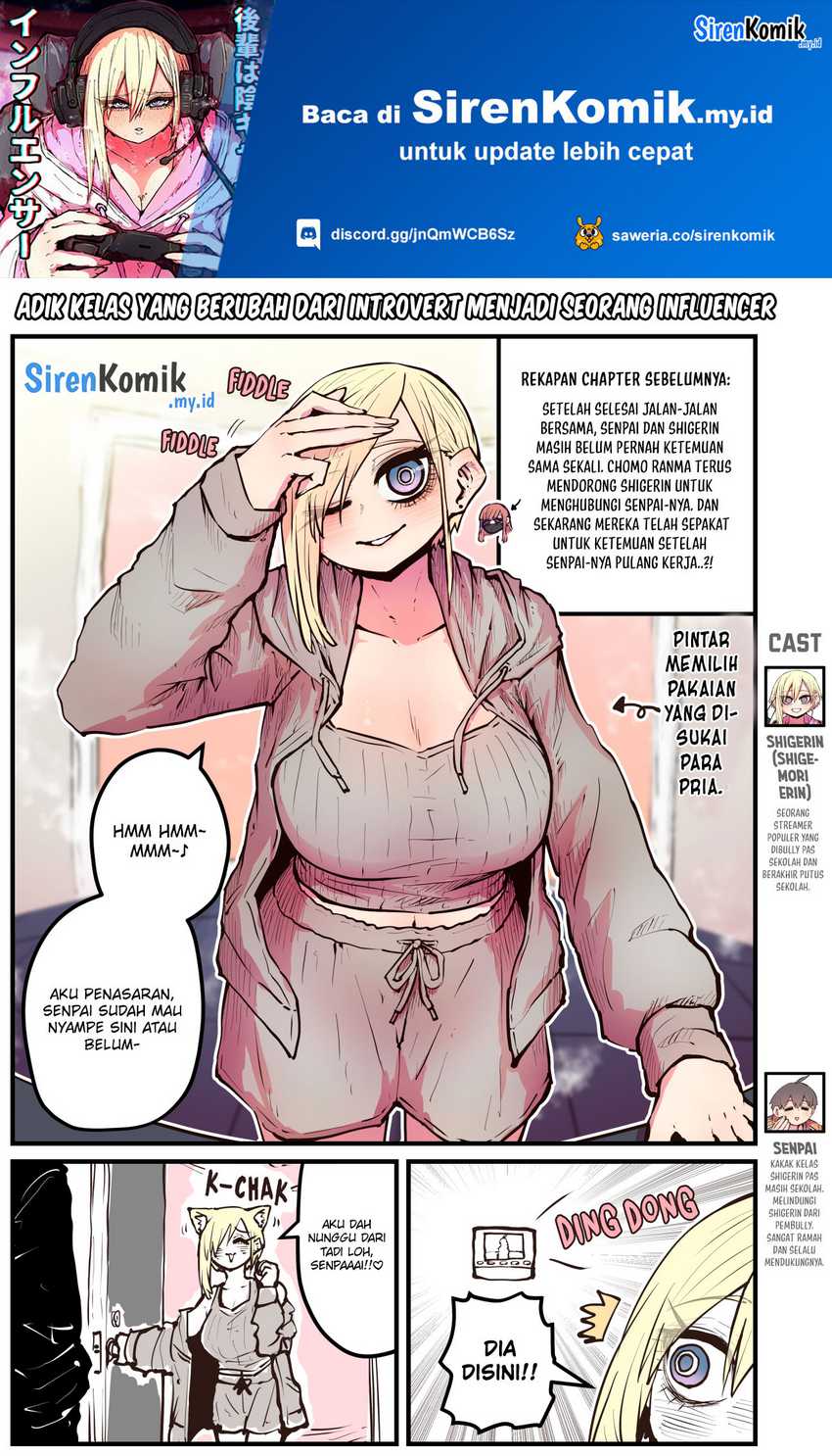 Baca Kouhai wa Inkya Agari no Infuruensaa Chapter 17 Gambar 2