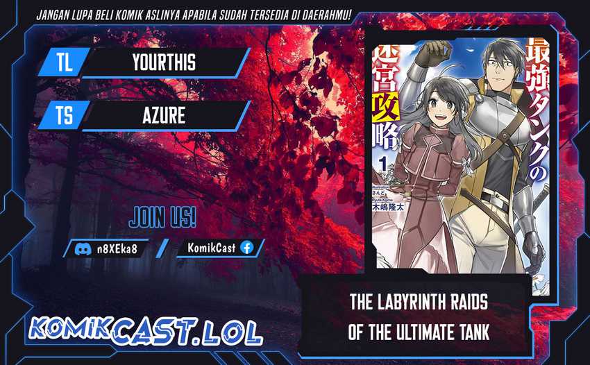 Baca Komik The Labyrinth Raids of the Ultimate Tank ~The Tank Possessing a Rare 9,999 Endurance Skill was Expelled from the Hero Party~ Chapter 18 Gambar 1