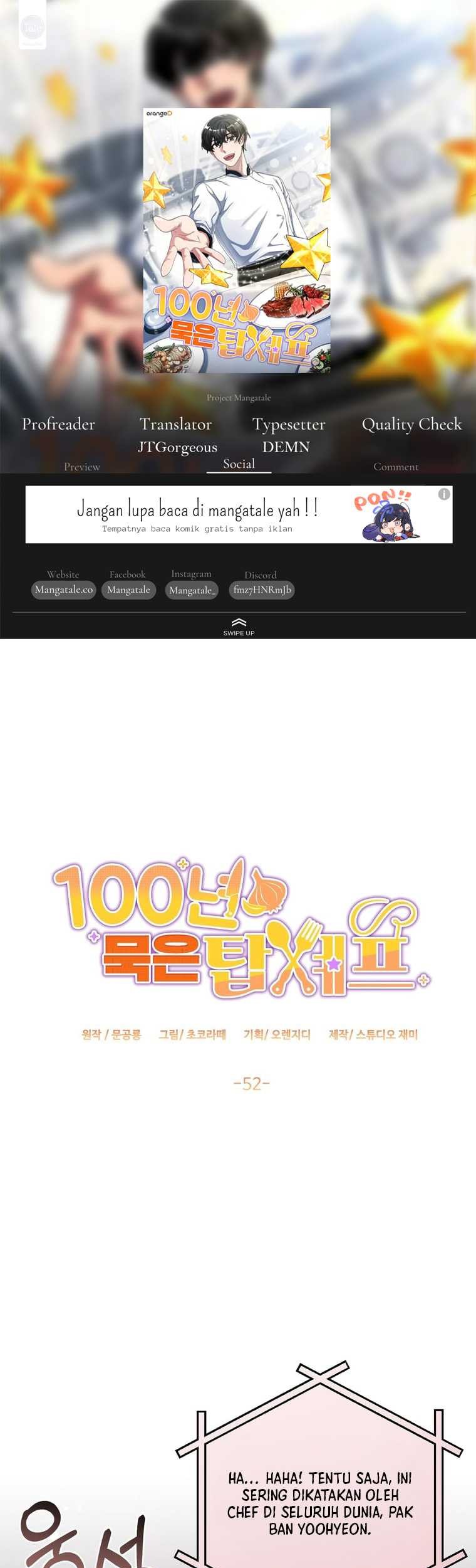 Baca Komik 100 Years Old Top Chef Chapter 52 Gambar 1