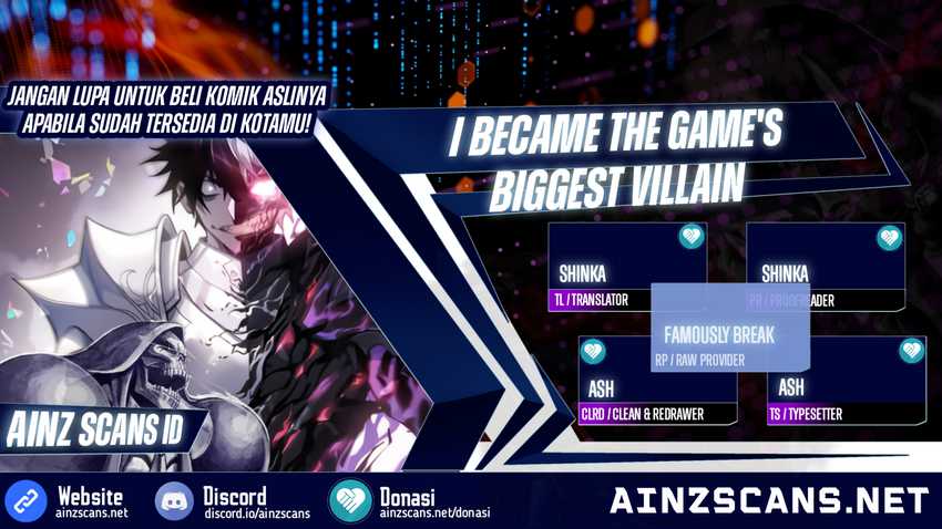 Baca Komik I Became The Game’s Biggest Villain Chapter 25 Gambar 1