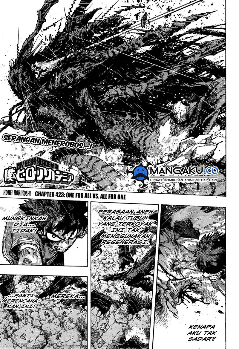 Baca  Boku no Hero Academia Chapter 423 Gambar 2