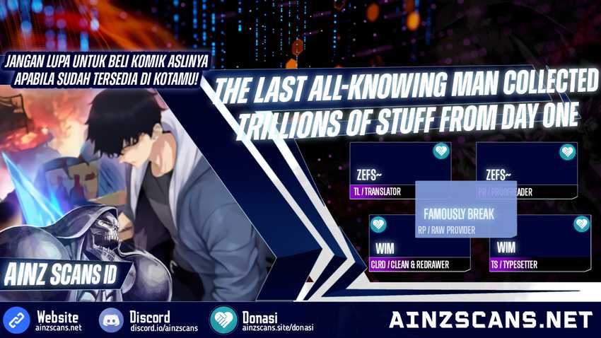 Baca Komik The Last All-Knowing Man Collected Trillions of Stuff from Day One Chapter 10 Gambar 1
