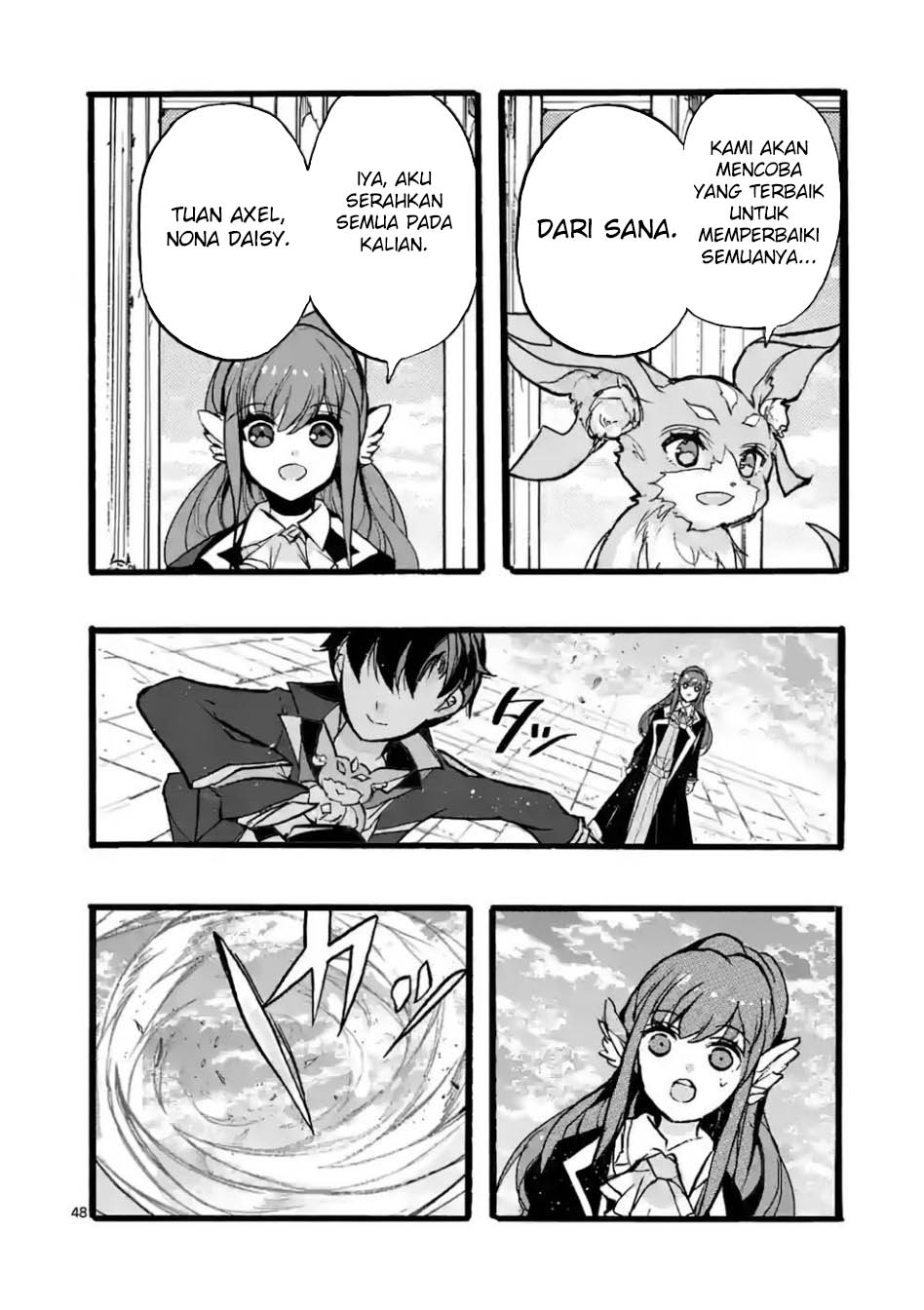 Saikyo Shoku Kara Shokyu Shoku Ni Nattano Ni, Naze Ka Yushatachi Kara Tayoraretemasu Chapter 44 Gambar 52
