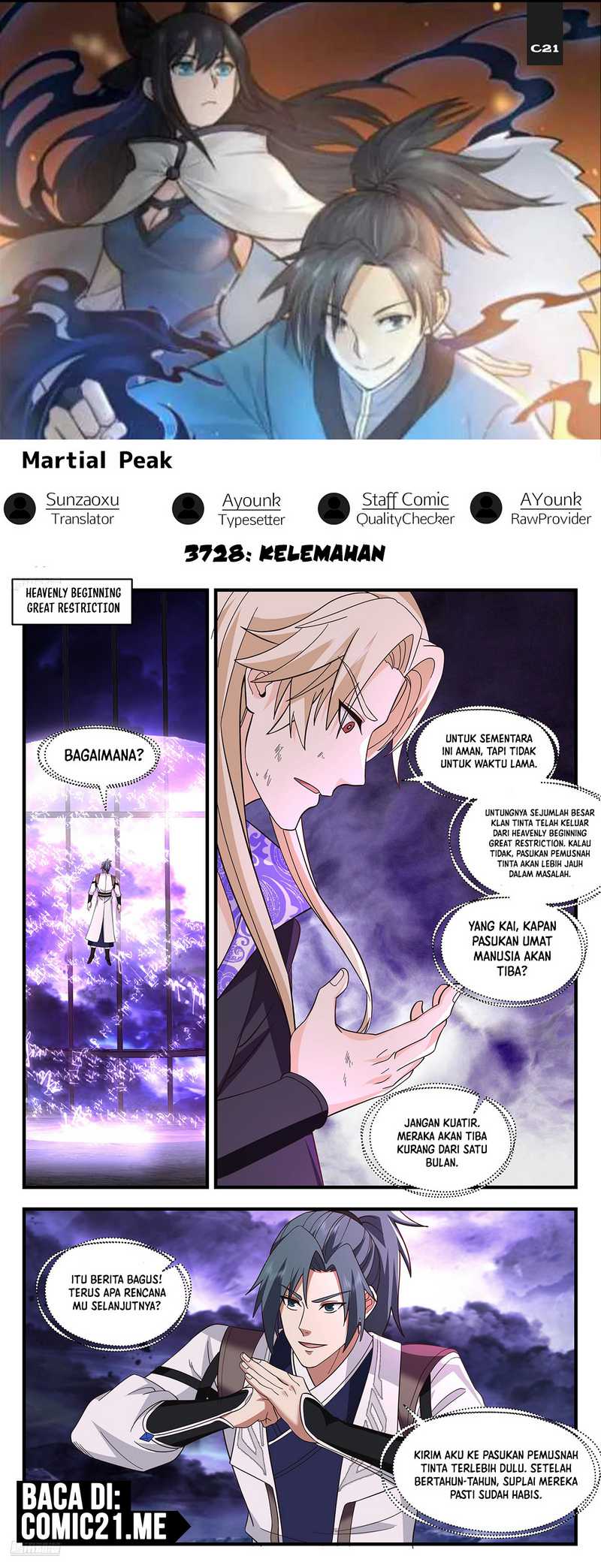 Baca Komik Martial Peak Part 2 Chapter 3728 Gambar 1