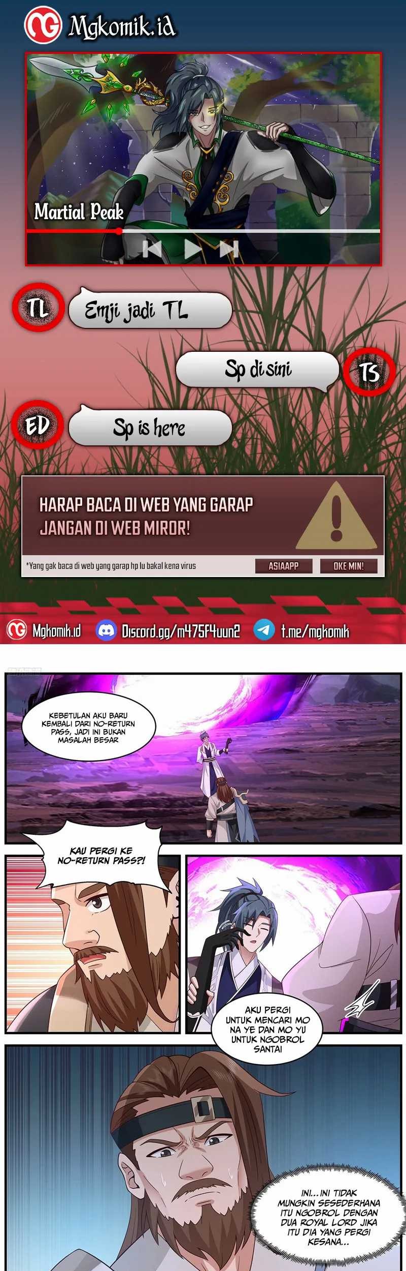 Baca Komik Martial Peak Part 2 Chapter 3656 Gambar 1