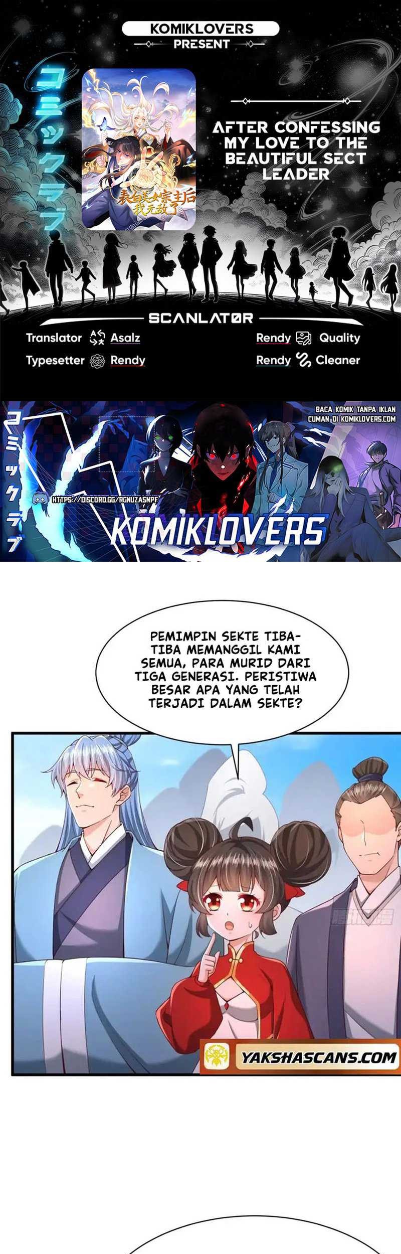 Baca Komik After Confessing My Love to the Beautiful Sect Leader, I Become Invincible? Chapter 08 Gambar 1