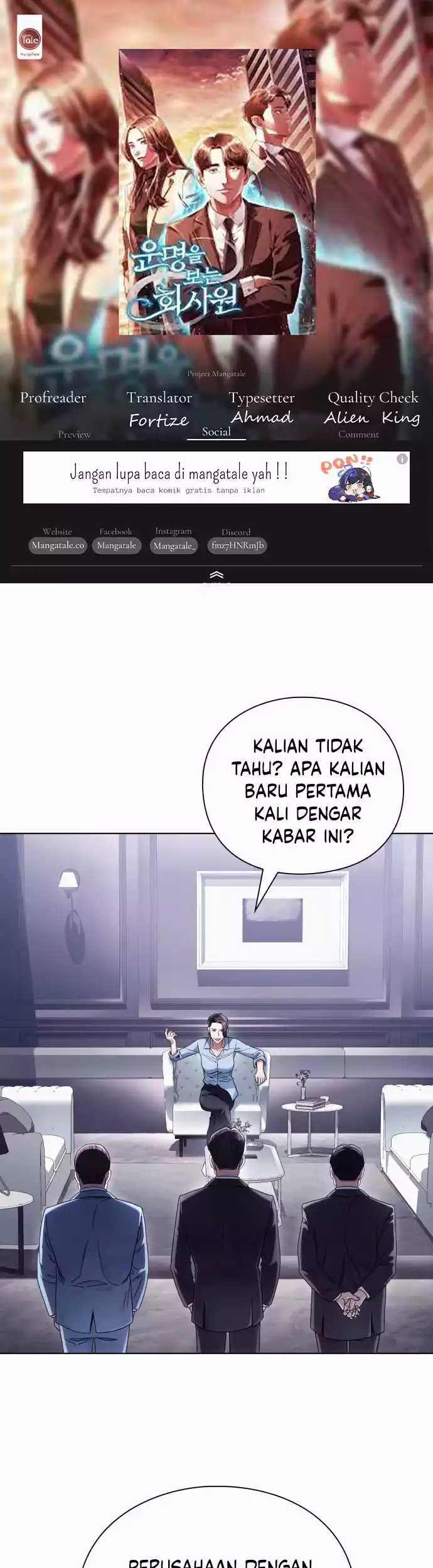 Baca Komik Office Worker Who Sees Fate Chapter 35 Gambar 1