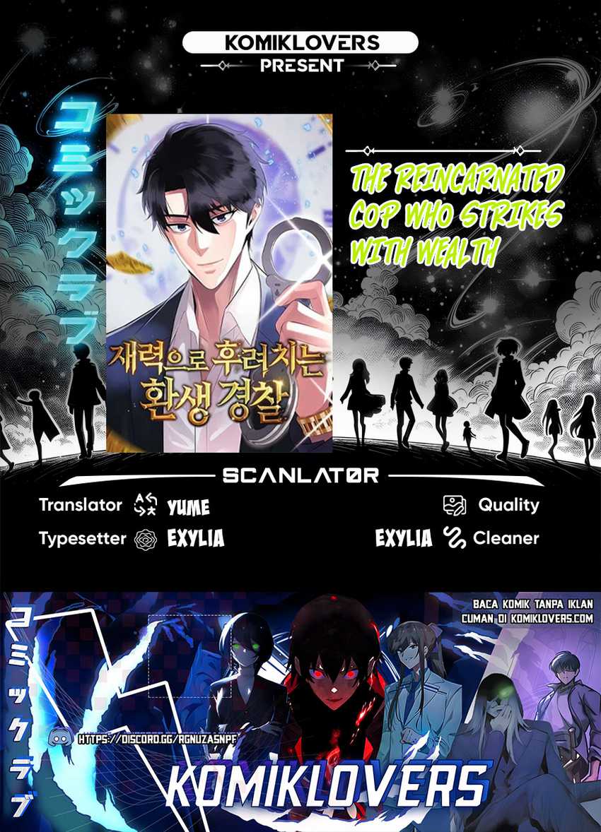 Baca Komik The Reincarnated Cop Who Strikes With Wealth Chapter 13 Gambar 1