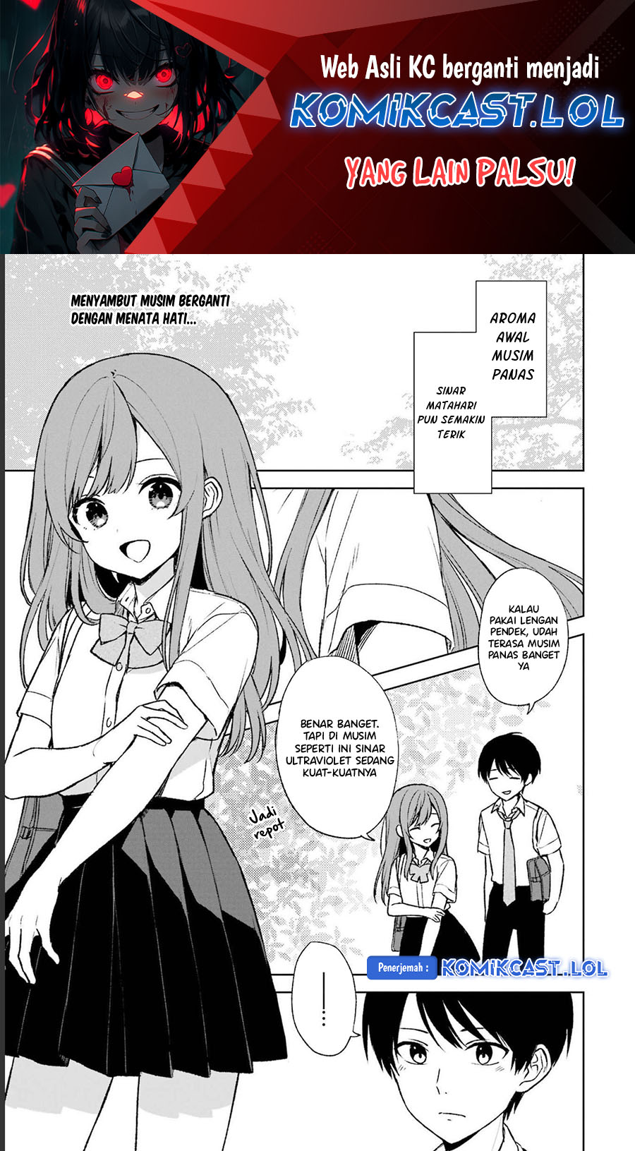 Baca  Chikan Saresou ni Natteiru S-kyuu Bishoujo wo Tasuketara Tonari no Seki no Osanajimi datta Chapter 55 Gambar 2