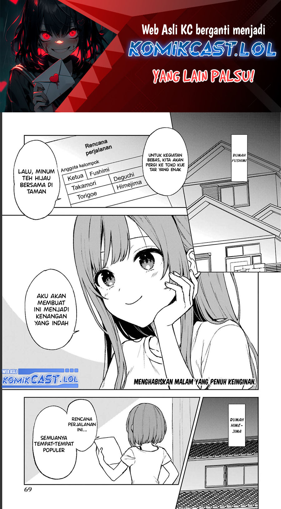 Baca  Chikan Saresou ni Natteiru S-kyuu Bishoujo wo Tasuketara Tonari no Seki no Osanajimi datta Chapter 56 Gambar 2
