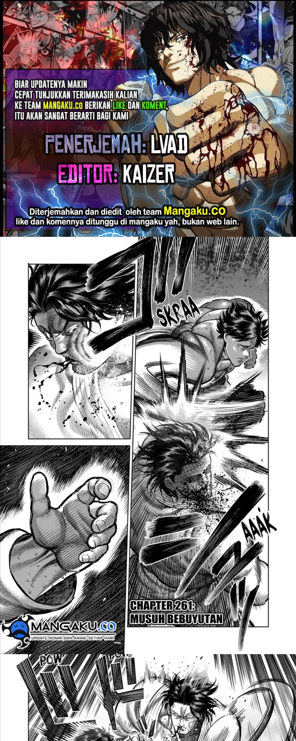 Baca Komik Kengan Omega Chapter 261 Gambar 1