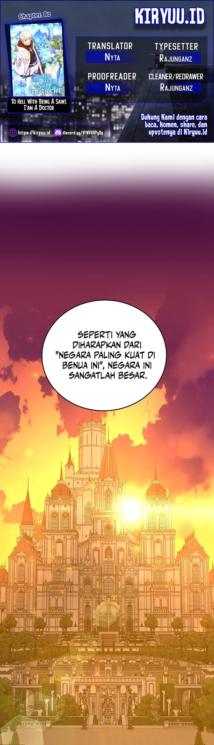 Baca Komik To Hell With Being a Saint, I’m a Doctor Chapter 80 Gambar 1