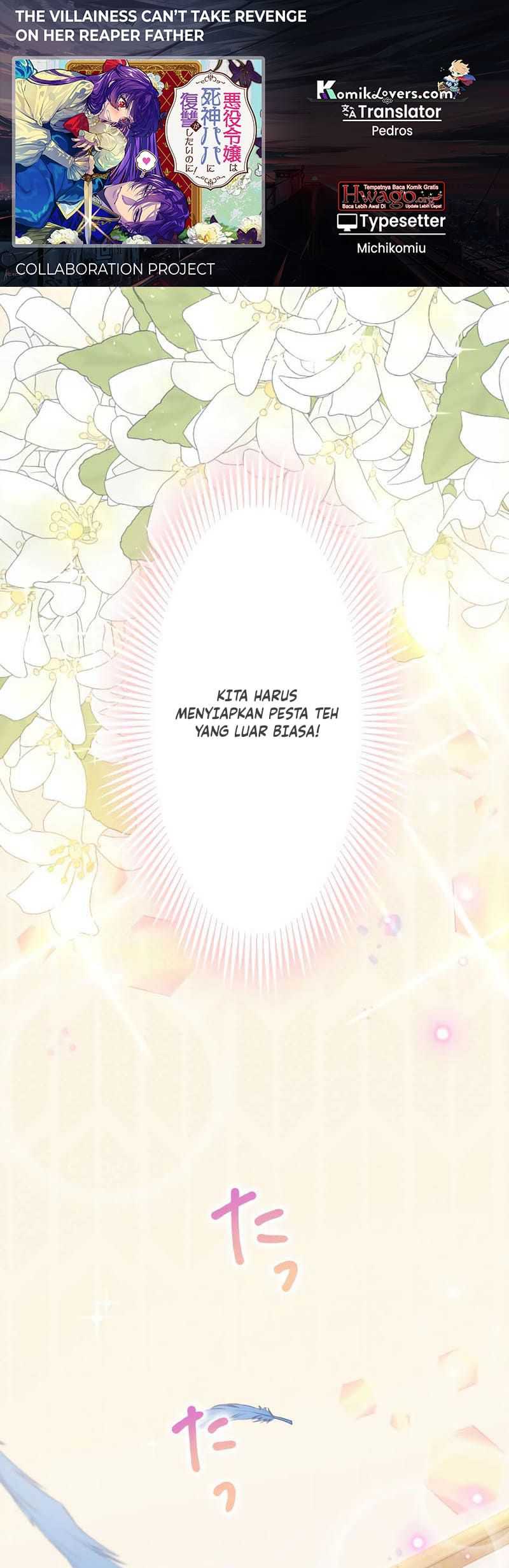 Baca Komik The Villainess Can’t Take Revenge on Her Reaper Father Chapter 07 Gambar 1