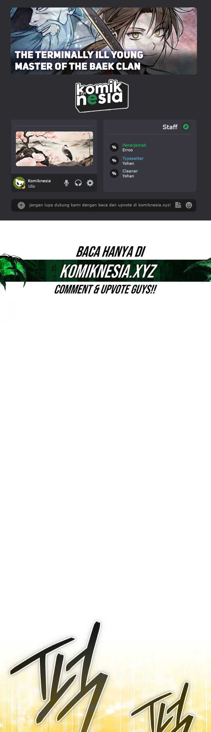 Baca Komik The Terminally Ill Young Master of the Baek Clan Chapter 45 Gambar 1