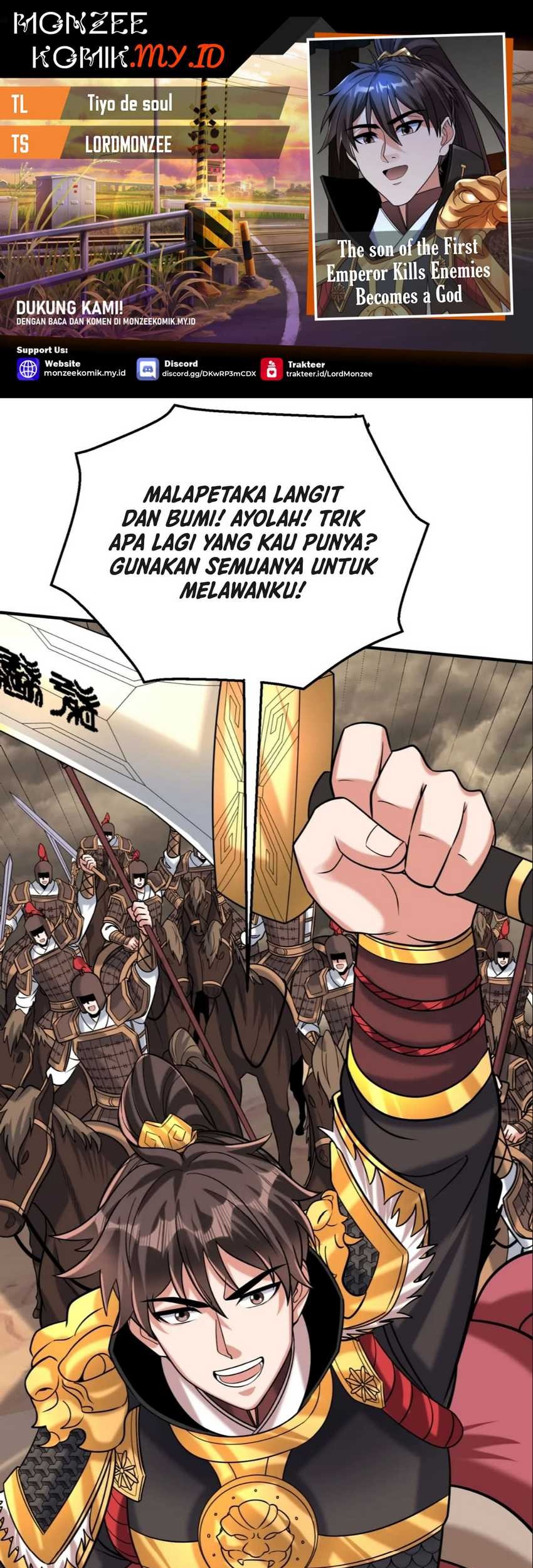 Baca Komik The Son Of The First Emperor Kills Enemies And Becomes A God Chapter 136 Gambar 1