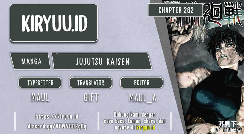 Baca Komik Jujutsu Kaisen Chapter 262 Gambar 1