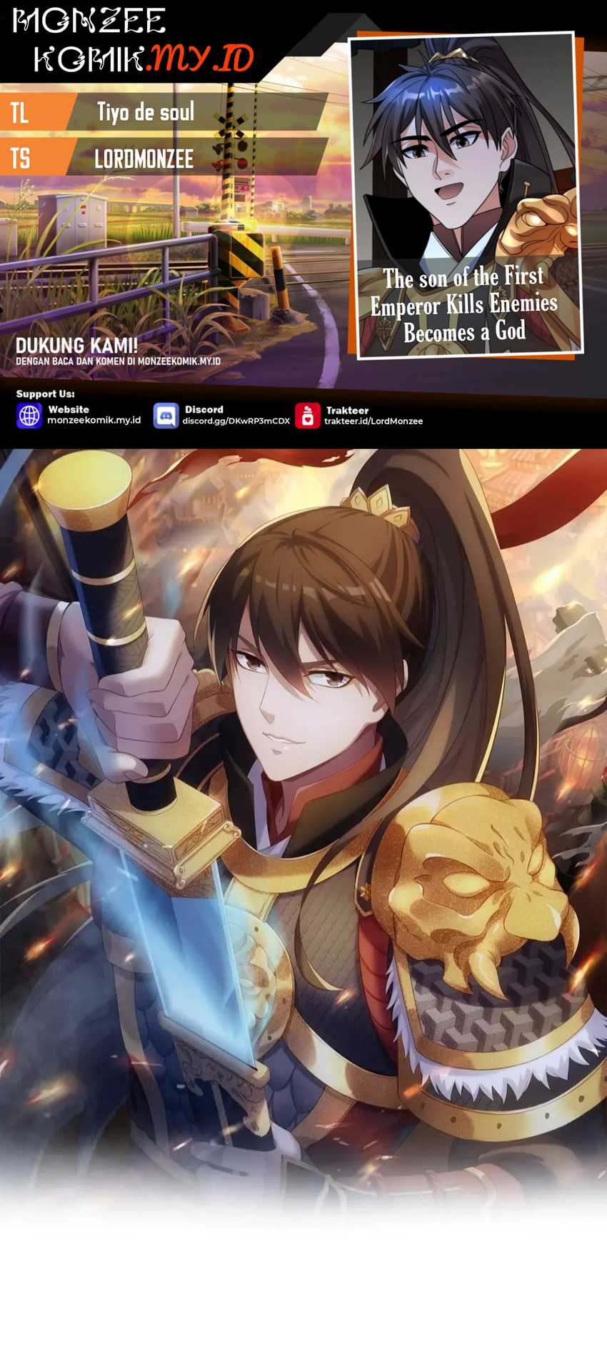 Baca Komik The Son Of The First Emperor Kills Enemies And Becomes A God Chapter 139 Gambar 1