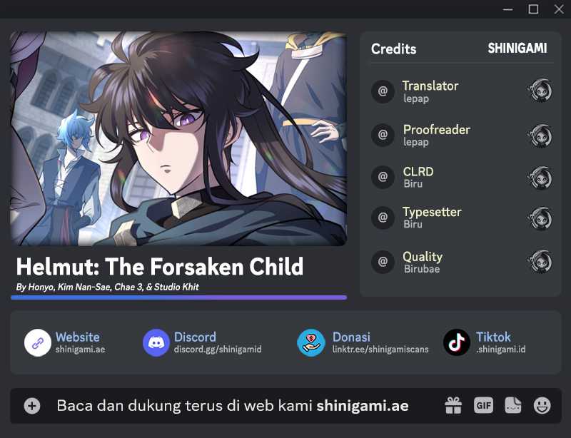 Baca Komik Helmut: The Forsaken Child Chapter 72 Gambar 1