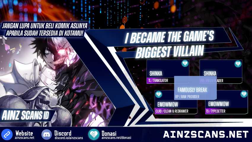 Baca Komik I Became The Game’s Biggest Villain Chapter 29 Gambar 1