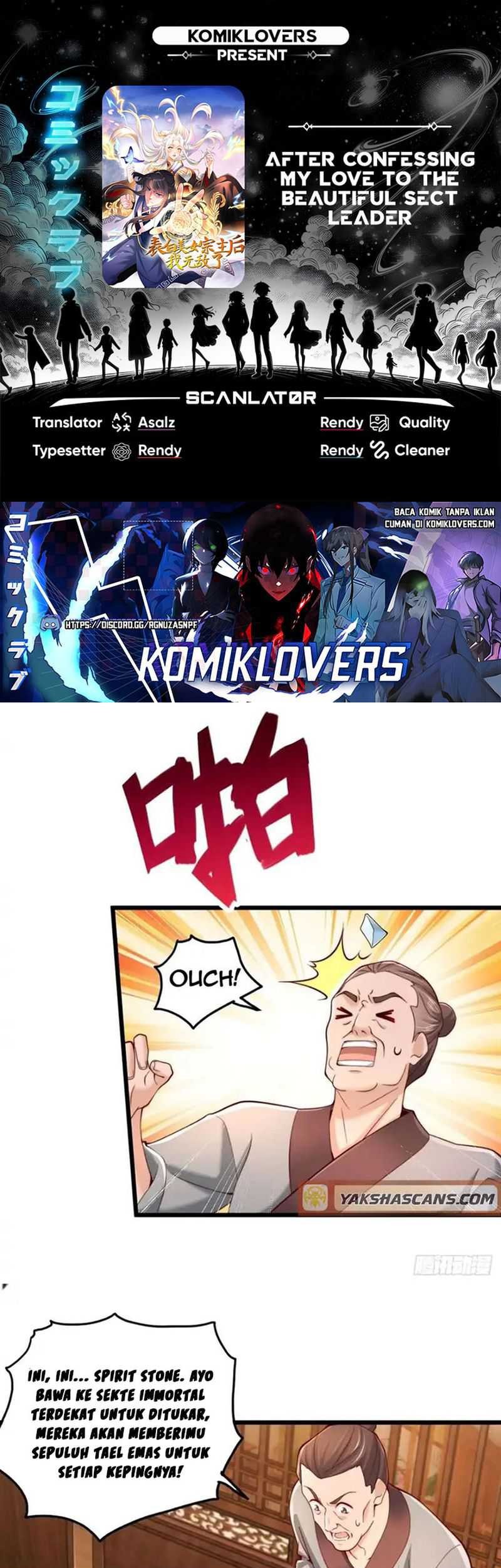 Baca Komik After Confessing My Love to the Beautiful Sect Leader, I Become Invincible? Chapter 13 Gambar 1