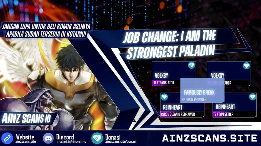 Baca Komik Job Change: I am the Strongest Paladin Chapter 00.1 Gambar 1
