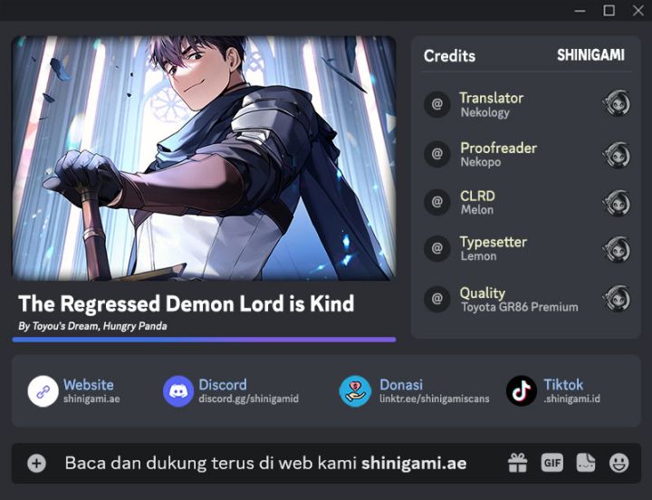 Baca Komik The Regressed Demon Lord Is Kind Chapter 22 Gambar 1