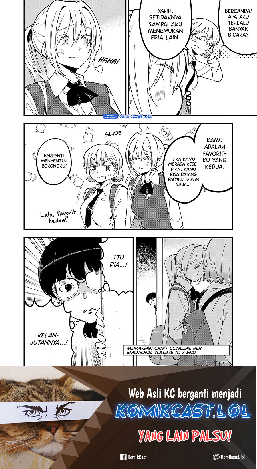 Meika-san Can’t Conceal Her Emotions Chapter 127.5 Gambar 7