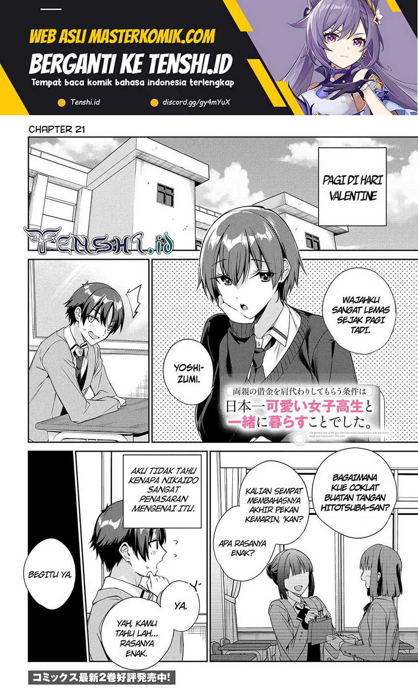 Baca Ryoushin no Shakkin wo Katagawari Shite Morau Jouken wa Nihon’ichi Kawaii Joshikousei to Issho ni Kurasu Koto Deshita Chapter 21 Gambar 2