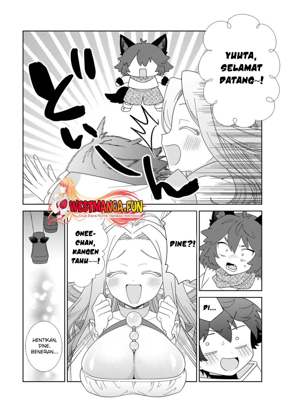 Seirei-tachi no Rakuen to Risou no Isekai Seikatsu Chapter 59 Gambar 21