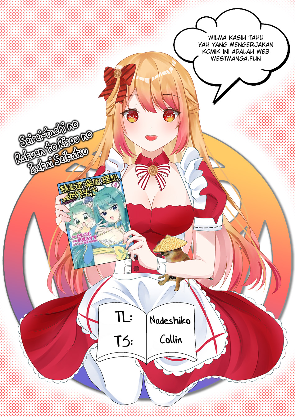 Seirei-tachi no Rakuen to Risou no Isekai Seikatsu Chapter 59 Gambar 4