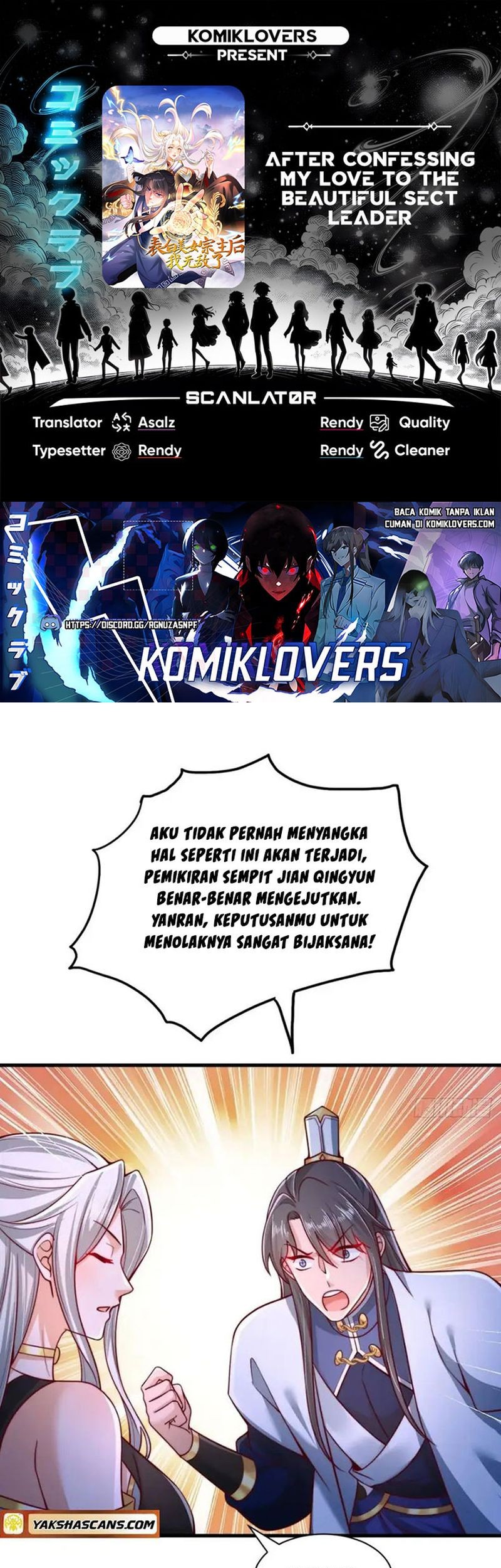 Baca Komik After Confessing My Love to the Beautiful Sect Leader, I Become Invincible? Chapter 14 Gambar 1