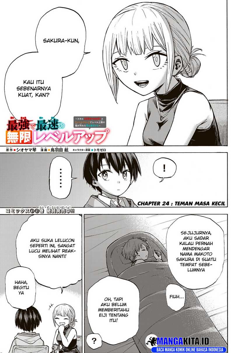 Baca Saikyou de Saisoku no Mugen Level Up Chapter 24 Gambar 2