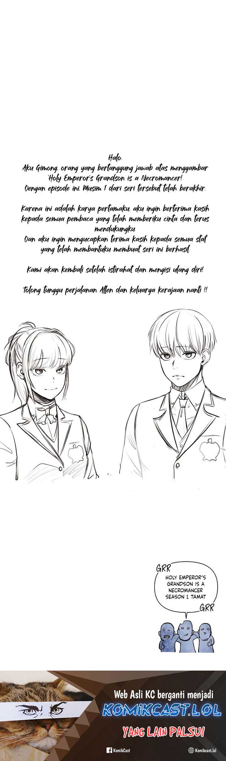 Holy Emperor’s Grandson is a Necromancer Chapter 47 Gambar 83
