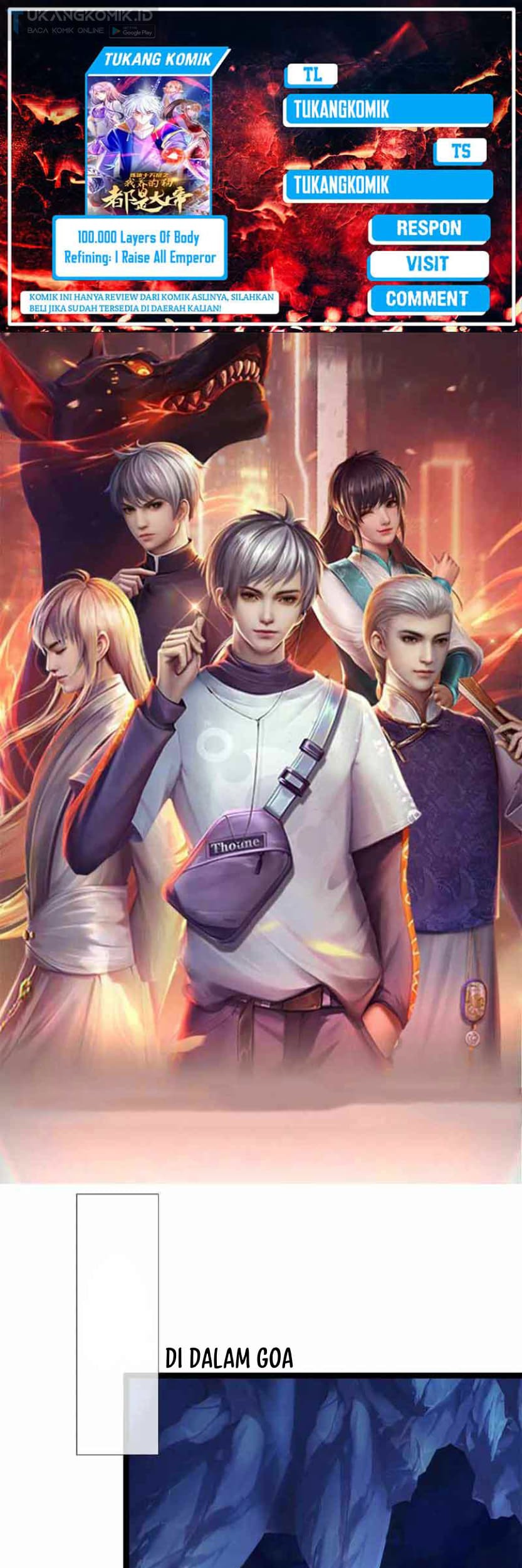 Baca Komik 100.000 Layers Of Body Refining: I Raise All Emperor Chapter 244 Gambar 1