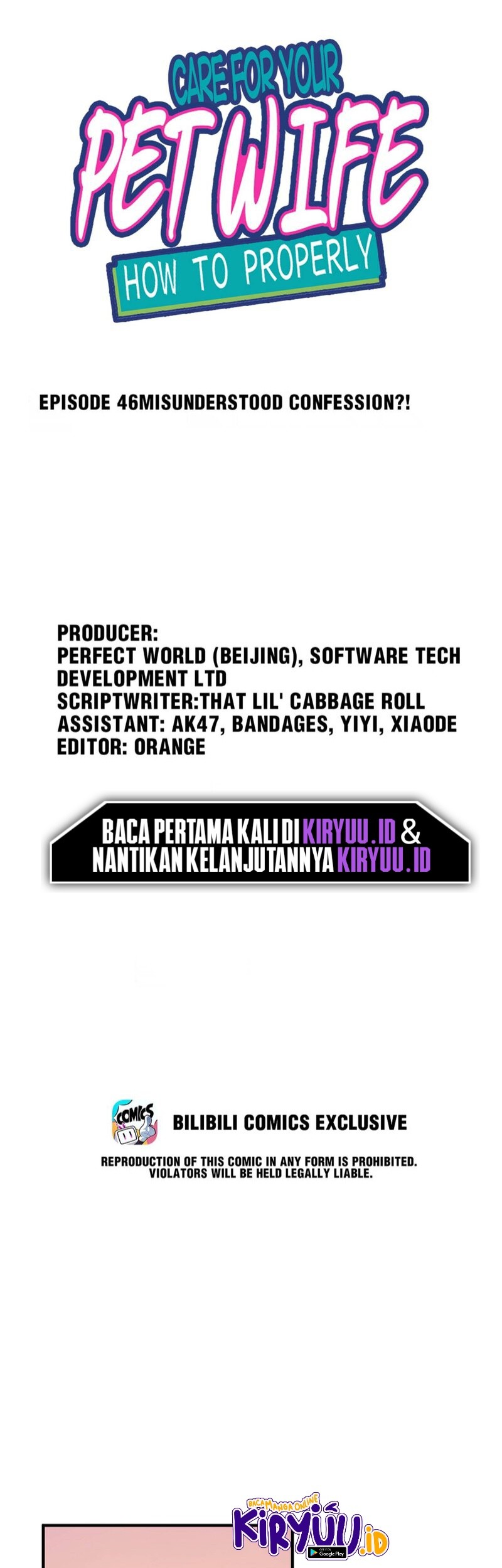 How To Properly Care For Your Pet Wife Chapter 46 Gambar 4