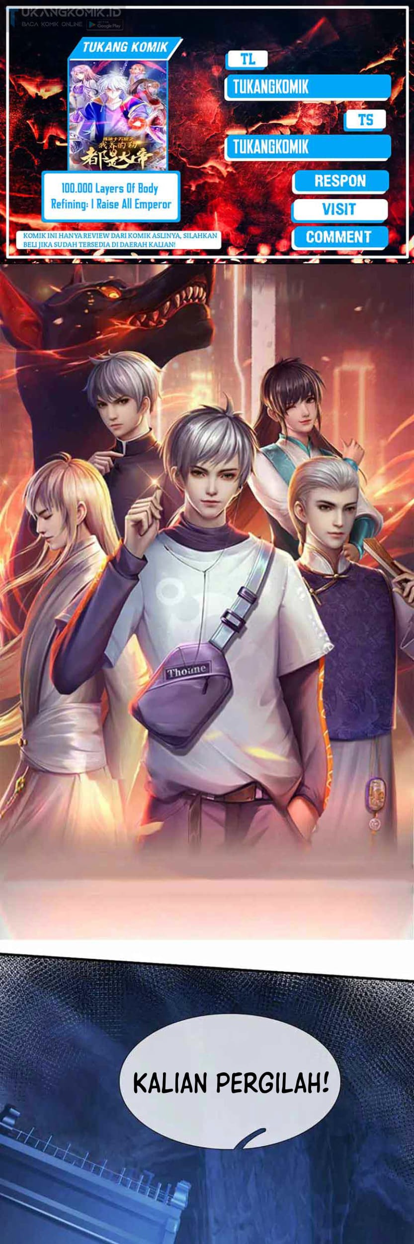 Baca Komik 100.000 Layers Of Body Refining: I Raise All Emperor Chapter 245 Gambar 1
