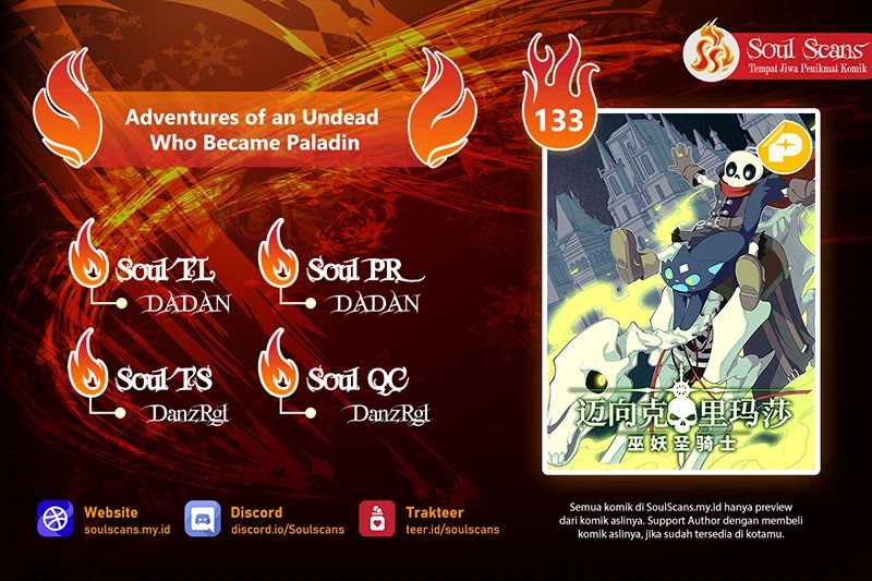 Baca Komik Adventures of an Undead Who Became Paladin Chapter 133 Gambar 1
